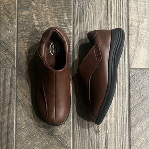 FitVille Dark Brown comfort Loafers, arch and heel support.